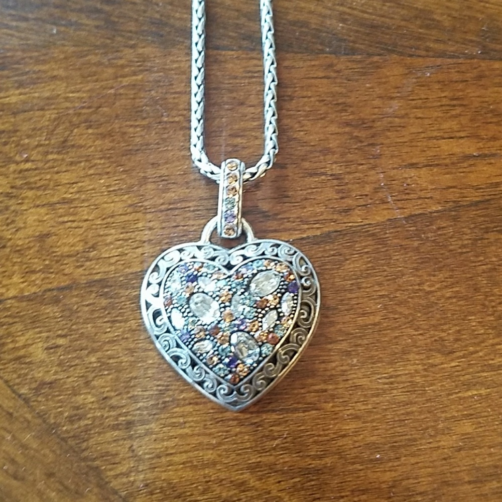 Brighton All You Need is Love heart necklace
